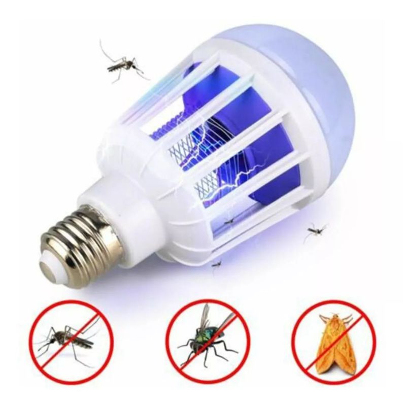 SafeLume - Lâmpada Led Bulbo Frio Mata Mosquito Moscas Repelente Bivolt